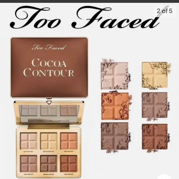 1 Too Faced Cocoa Contour This also smells like Chocolate with brush - Picture 2 of 6